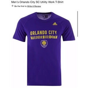 nwt adidas orlando city MLS purple shirt